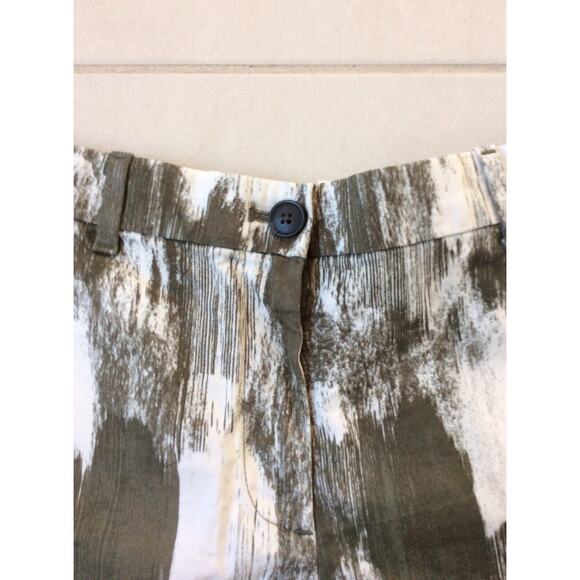 Khakis by Gap Summer Shorts Multicolor Print Mid Rise Stretch - Picture 4 of 8